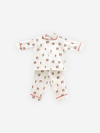 Atelier Babbi Multicolor Pyjama Set - Tin Soldier