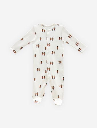 Atelier Babbi Multicolor Baby Jumpsuit - Tin Soldier