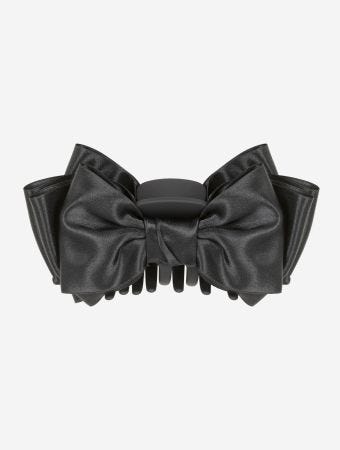 Jennifer Behr Black Agatha Jaw Clip