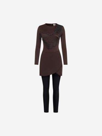 Turana Atash London Brown Amara Swimwear Set