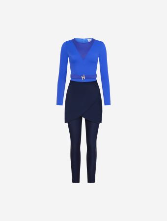 Turana Atash London Blue Maraya Swimwear Set