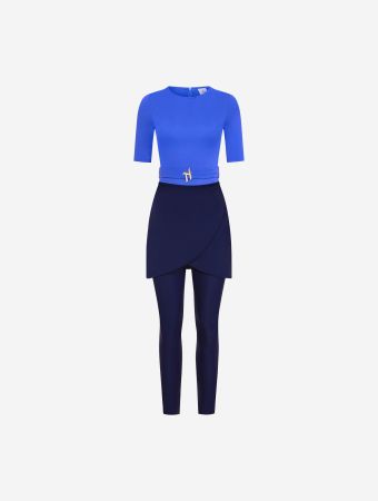 Turana Atash London Blue Rania Swimwear Set