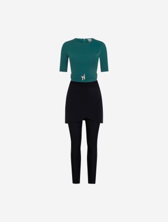 Turana Atash London Green Rania Swimwear Set