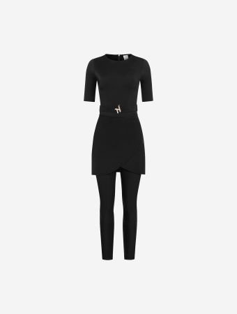 Turana Atash London Black Rania Swimwear Set