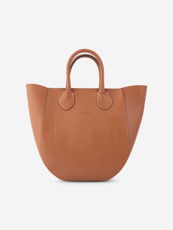 JW Anderson Chestnut Small Punch Tote