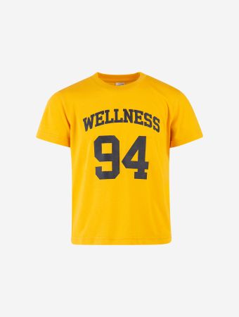 Sporty & Rich French Open Gold Navy T Shirt