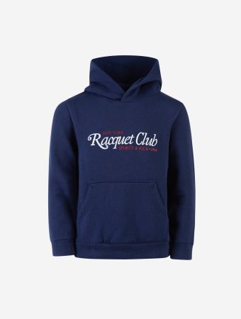 Sporty & Rich French Open Navy White Bright Red Hoodie