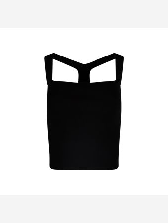 Cult Gaia Black Crawford Top