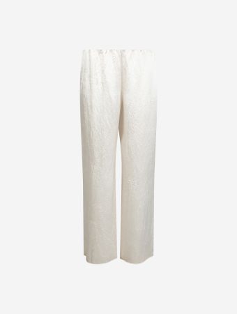 Nanushka Ecru Brenda Pants