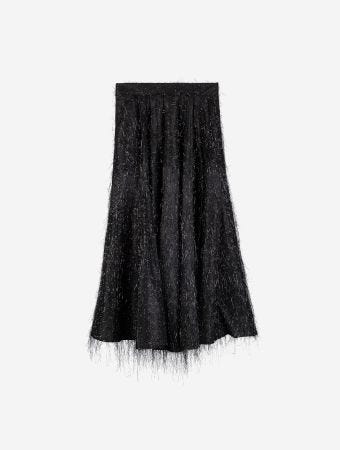 Palmer Harding Black Odyssey Midi Skirt