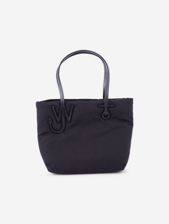 JW Anderson Black Small Puffy Anchor Tote