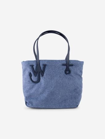 JW Anderson Blue Small Puffy Anchor Tote