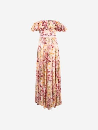 Agua By Agua Bendita Multicolor Oro Maxi Dress