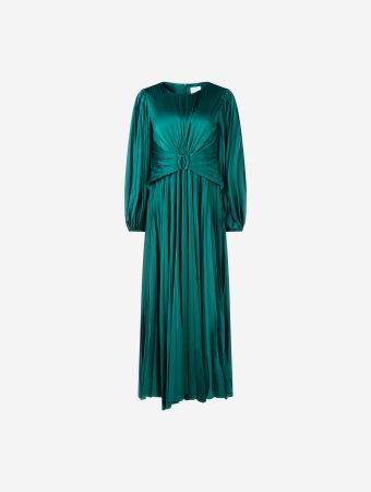 Acler Myrtle Green Norseman Midi Dress