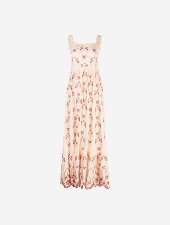Agua By Agua Bendita Multicolor Achiote Maxi Dress