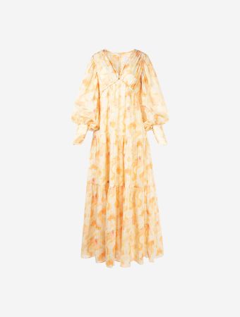 Acler Ochre Cloud Redford Maxi Dress