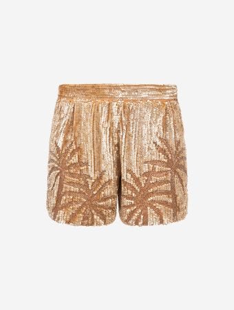Scarlett Poppies Warm Gold Palmentura Shorts