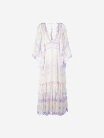 Fillyboo Flowerbomb Iris V Neck Angel Maxi Dress