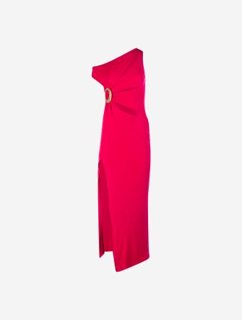 Cult Gaia Magenta Zinna Gown