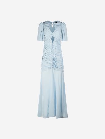 De La Vali Steel Blue Olympia Maxi Dress