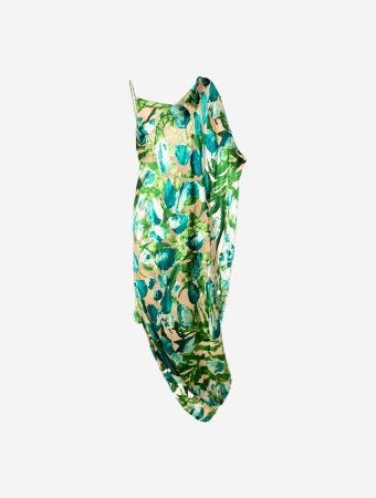 Cult Gaia Seamoss Multi Iker Midi Dress