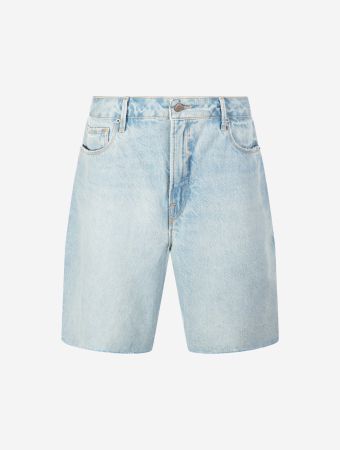 Good American Indigo 473 Bermuda Jean Shorts