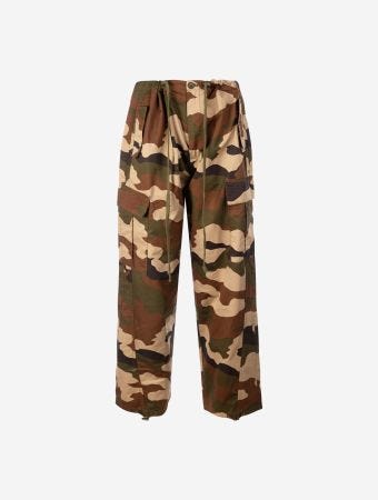 Good American Fatigue Green Amo Parachute Pants