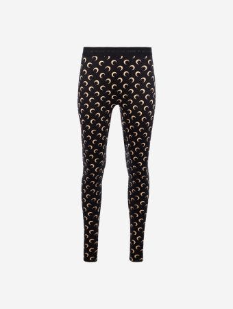Marine Serre Inverse Tan Regenerated Aom Jersey Leggings