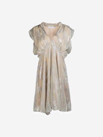 Iro Silver Brandi Mini Dress