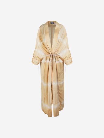 Lumi Beige Parka Abaya Sahara