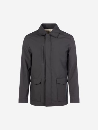 Goz Fur Loro Piana Charcoal Water Proof Jacket