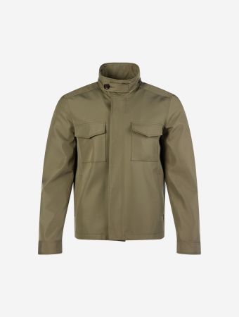 Goz Fur Loro Piana Green Waterproof Jacket