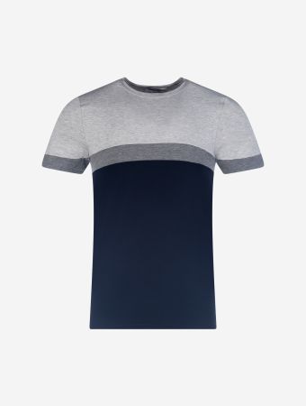 Homebody Black Mid Grey Light Grey Stripe Top