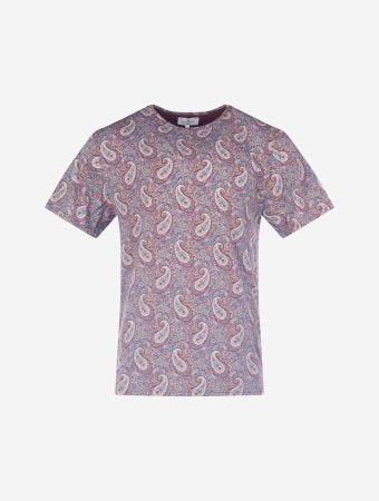 Homebody Lee Manor Claret Lounge Print Top