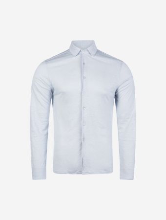 The Resort Co Light Blue Linen Jersey Shirt