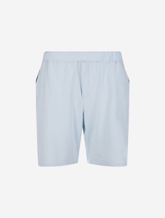 Homebody Light Blue Navy Contrast Shorts