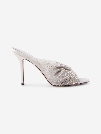Gedebe Tulle Grey Black Diamond Mariel 105 Heels