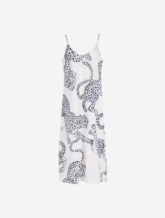 Desmond & Dempsey Jag Cream Womens Slip Nightie