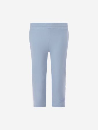 The Giving Movement Powder Blue Kids Embossed Contrast Panel Track Pants