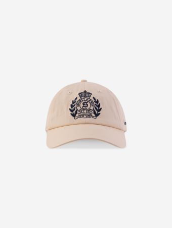 Sporty & Rich Cream H&W Crest Hat