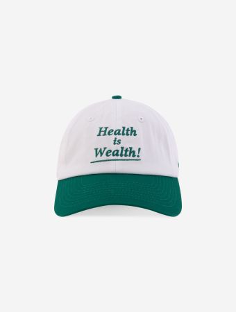 Sporty & Rich White Health Is Wealth Hat