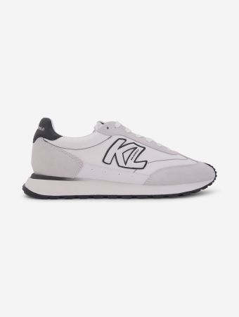 Karl Lagerfeld White Black Kairo Kl Sidetrim Lo Mix Sneakers