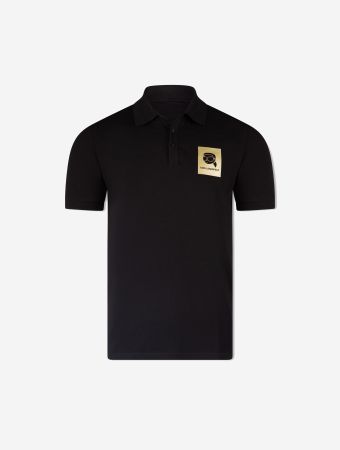 Karl Lagerfeld Gold Black Polo