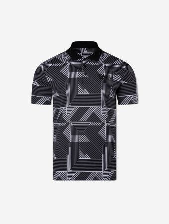 Karl Lagerfeld Black Polo Shirt