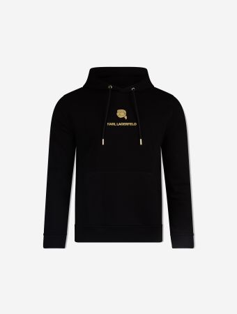Karl Lagerfeld Gold Black Sweat Hoodie