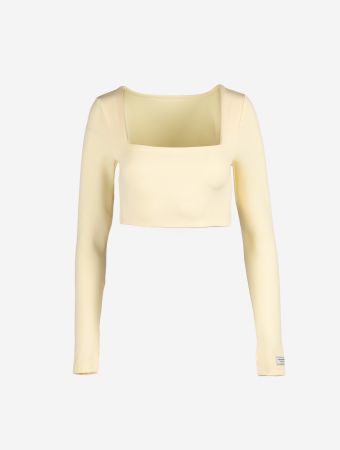 The Giving Movement Butter Yellow Long Sleeve Top