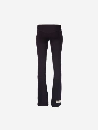 The Giving Movement Pitch Black Softskin Flared 33 Inch Leggings