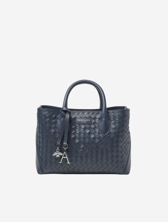 Midi London Navy Tote Bag
