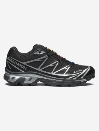 Salomon XT 6 GTX Black Silver Sneakers