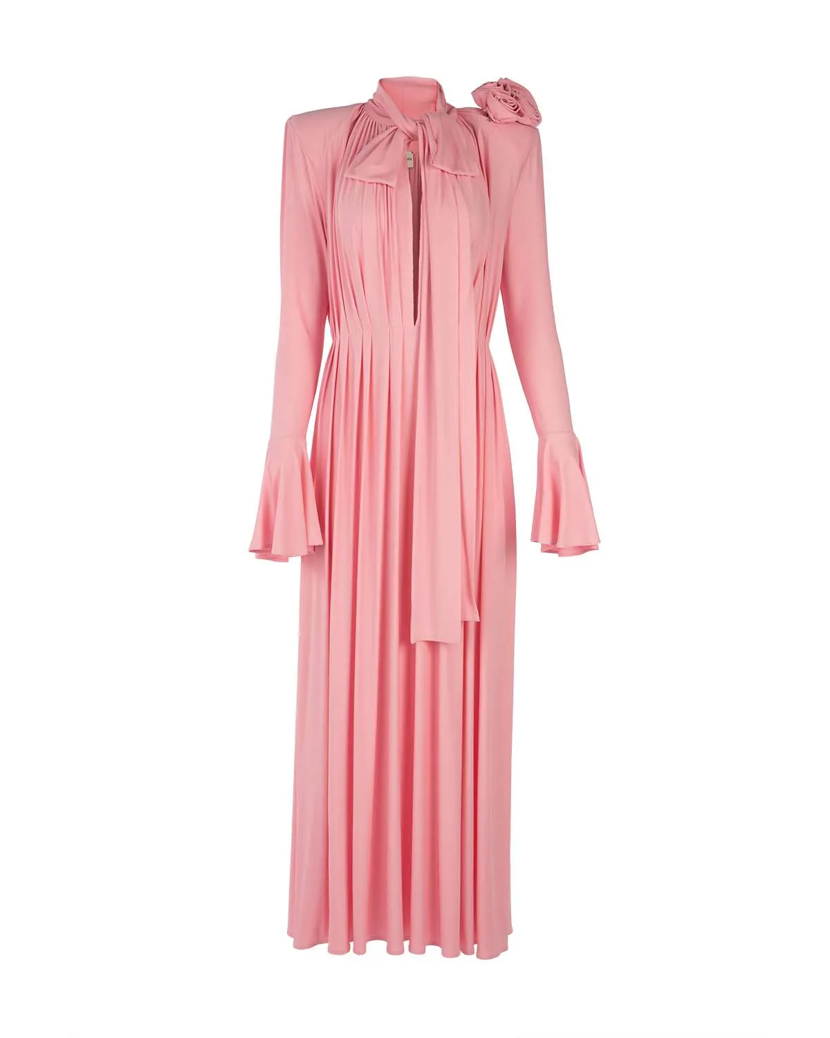 Magda Butrym Pink Maxi Dress 04 | Galeries Lafayette Doha